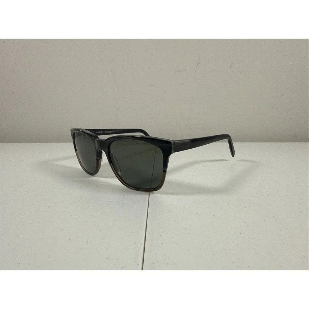 Warby Parker Sunglasses Barkley M 125 53-18-142,‎ Gray Black Pattern Frames Only